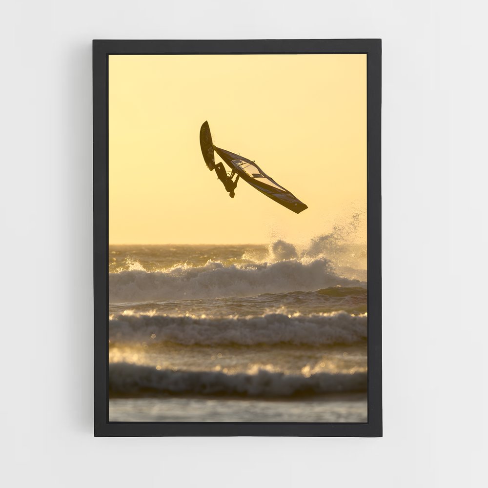 Poster Surf en Élévation – affiche Planche à voile (vue 2)